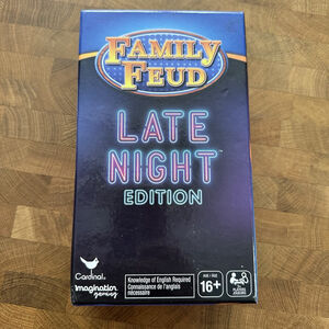Family Feud Late Night Edition Party Game With Board & Cards Fun For Adults 16+
